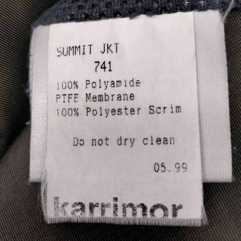 カリマー Karrimor GORE-TEX SUMMIT JKT ゴアテックス サミット ジャケット メンズ import:M